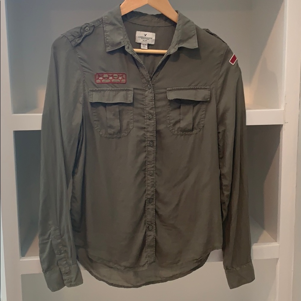 American Eagle Button Down Shirt